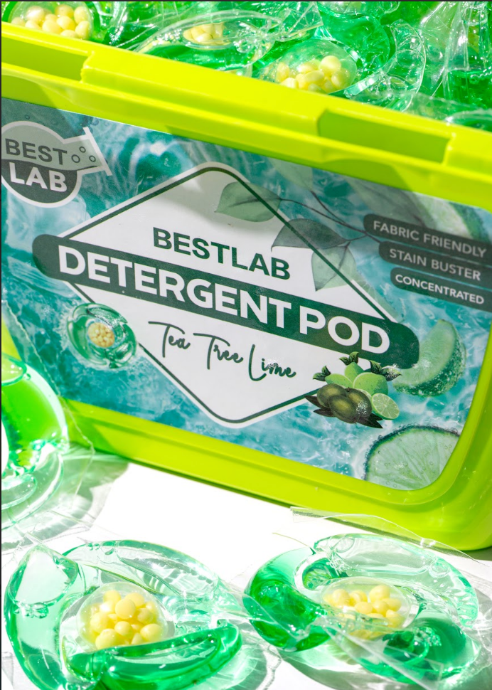 BestLab Tea Tree Lime Laundry Detergent Pods- 30 Pods