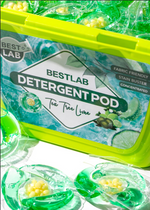Load image into Gallery viewer, BestLab Tea Tree Lime Laundry Detergent Pods- 30 Pods
