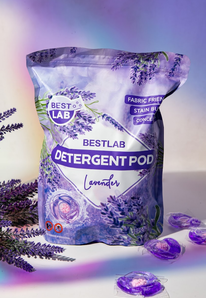 BestLab Lavender Laundry Pods -70 Pcs Refill Pack